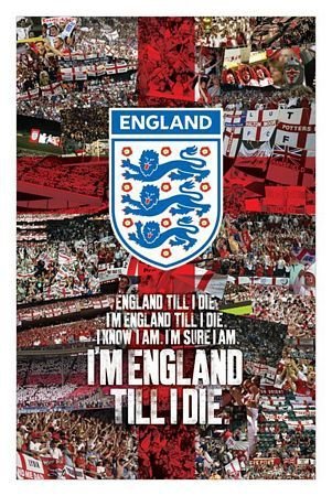 England F.A (England Till I Die) - plakat