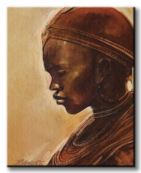 Obraz na ścianę - Masai Woman II - decoart24.pl