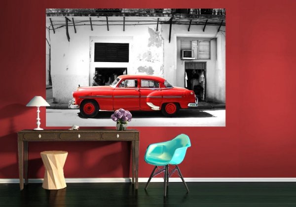 Fototapeta na ścianę -  Samochód Cadillac, Cuba - 175x115cm