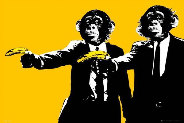 Pulp Fiction - Monkeys - plakat