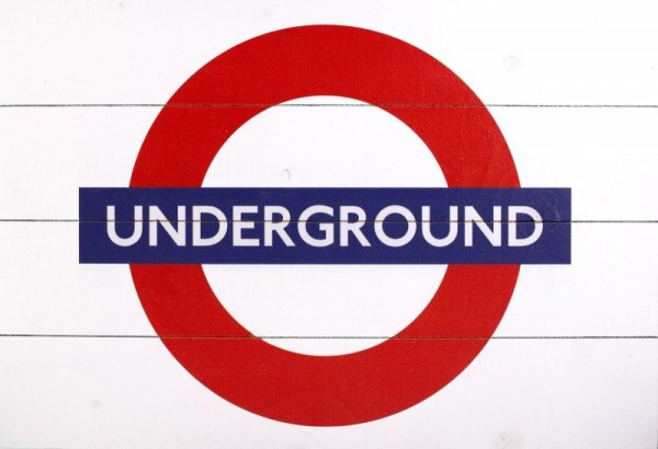 Obraz na drewnie - London Underground Sign 