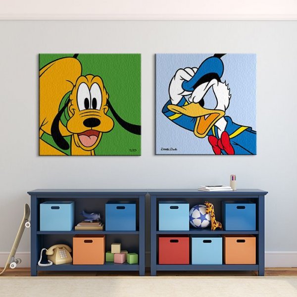 Donald Duck (Blue) - Obraz na płótnie