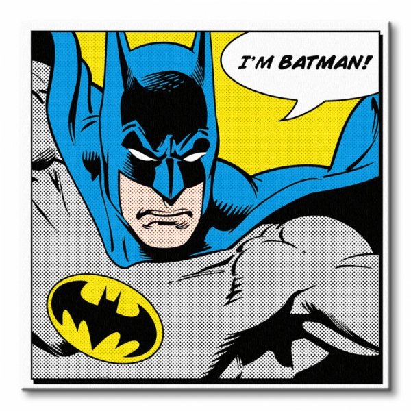 Batman (Quote) - Obraz na płótnie