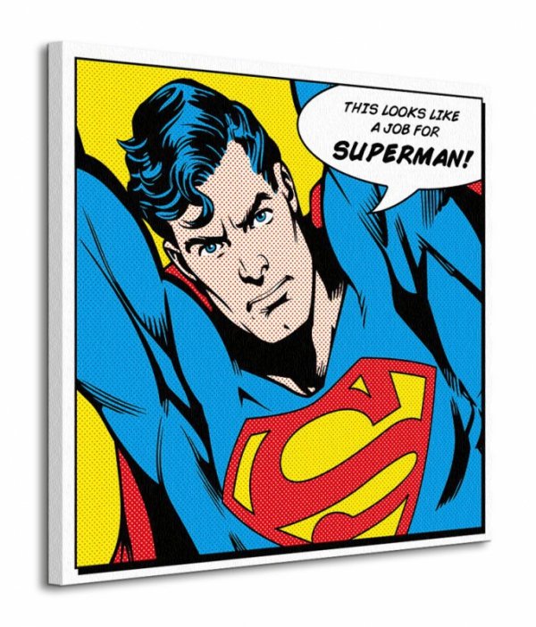 Superman (Quote) - Obraz na płótnie