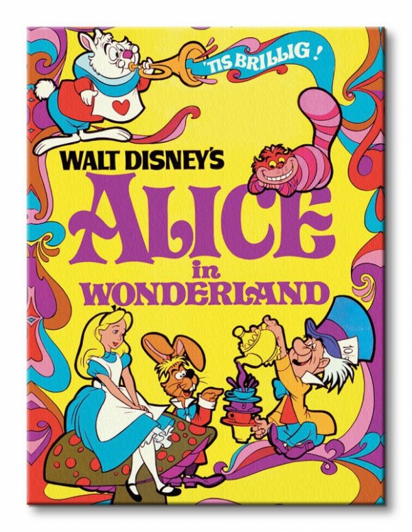 Alice In Wonderland (1974) - Obraz na płótnie