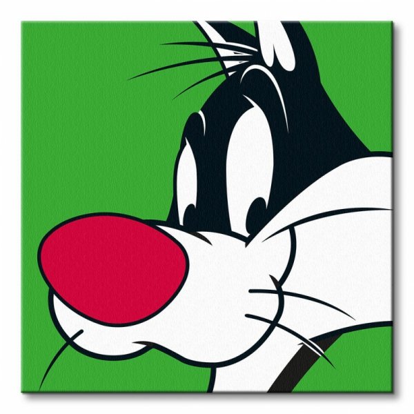 Obraz dla dzieci - Looney Tunes (Sylvester) - 85x85 cm
