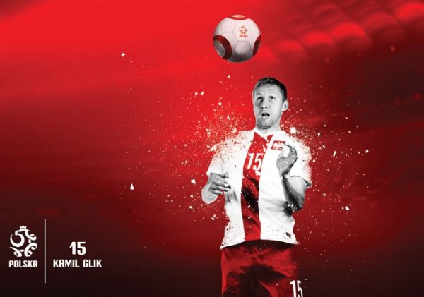 Fototapeta na flizelinie - Kamil Glik Reprezentacja Polski 