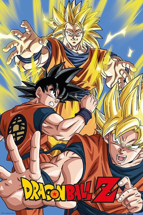 Dragon Ball Z Goku Plakat Seriale Filmy Plakaty