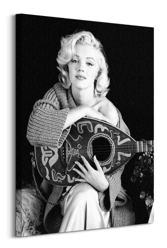 Obraz na płótnie - Marilyn Monroe (Lute) - 60x80 cm