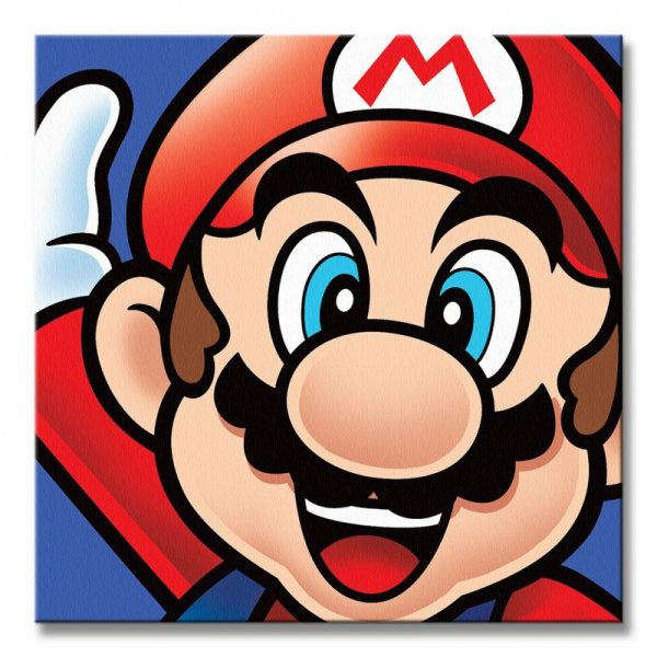 Super Mario (Mario) - Obraz na płótnie