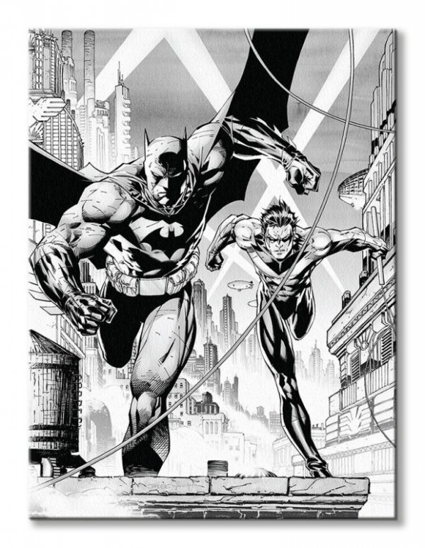 DC Comics (Batman &amp; Nightwing) - Obraz na płótnie