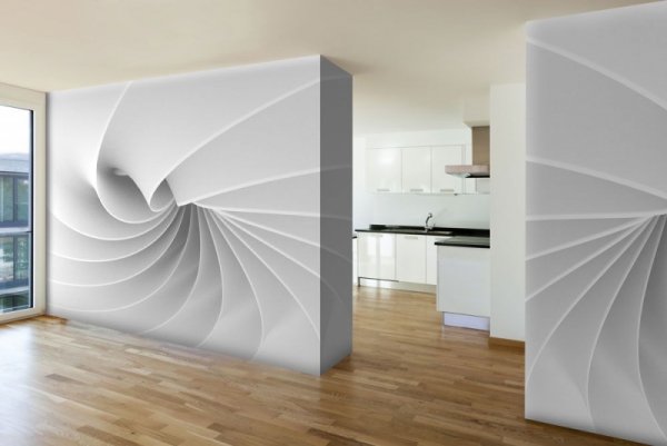 Fototapeta - Abstrakcja, fala 3D - 320x230cm