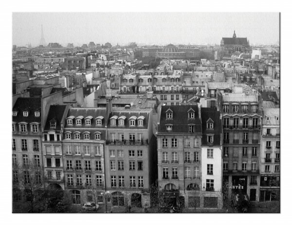 Parisian Rooftops - Obraz na płótnie