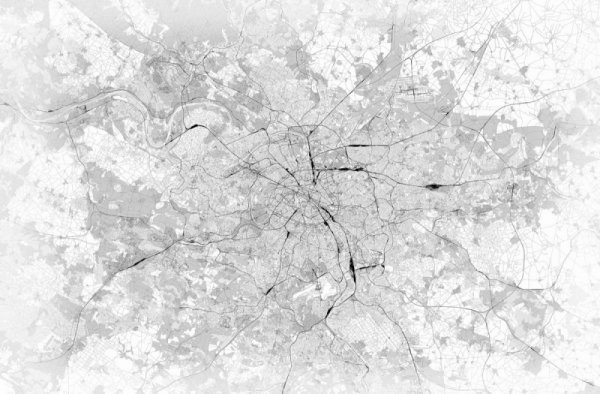 Fototapeta Ścienna - Paryż - Mapa