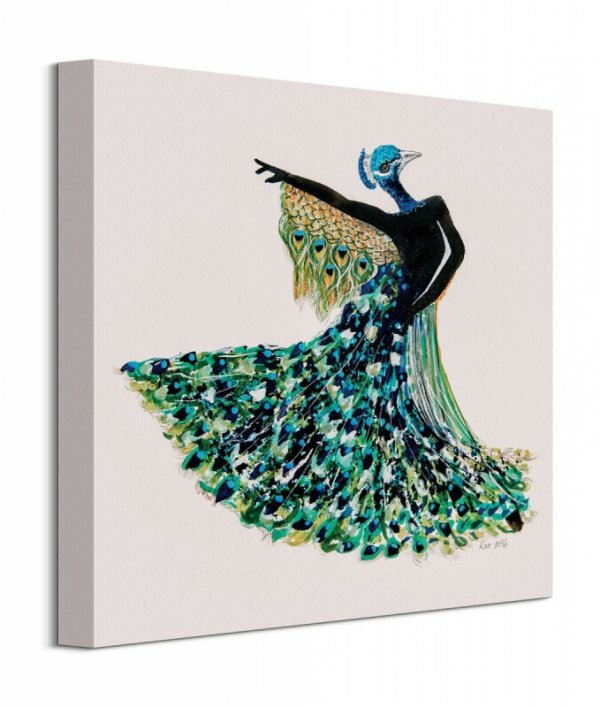 Peacock Dancer - obraz na płótnie