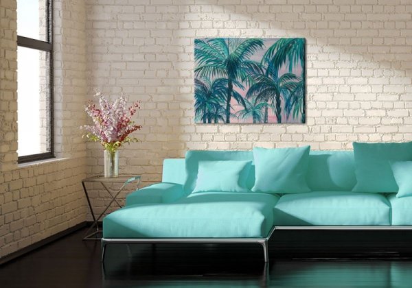 Palm Trees - obraz na płótnie