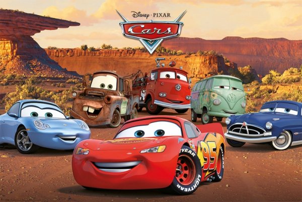 Cars Characters - plakat bajkowy