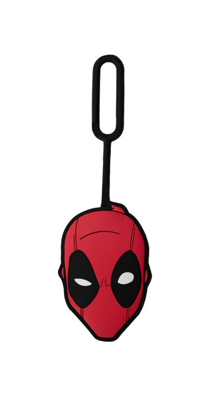 Zawieszka na bagaż - Deadpool Head  - Gadżety z filmu - DecoArt24.pl
