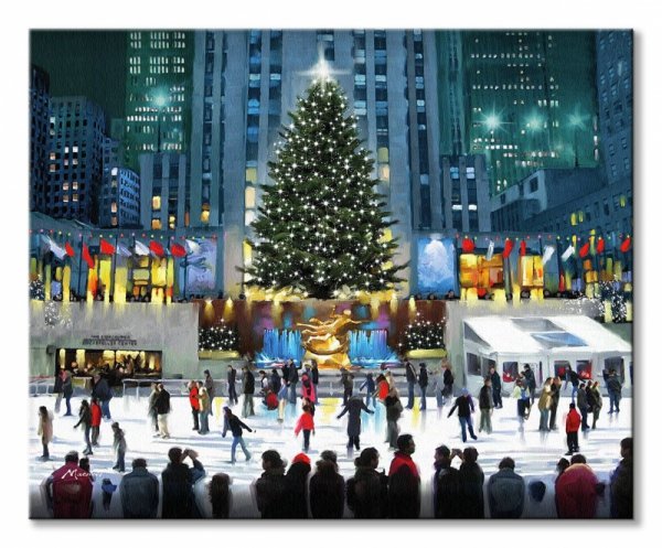 Rockefeller Center - obraz na płótnie