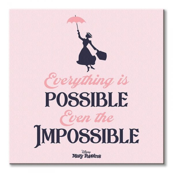Mary Poppins Possible - obraz na płótnie