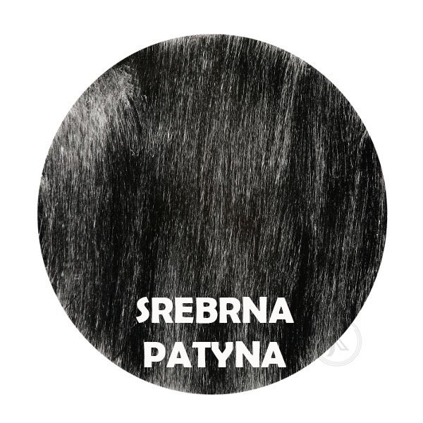 Srebrna patyna - kolorystyka metalu - Kwietnik - Podium - Kwietniki Decoart24.pl