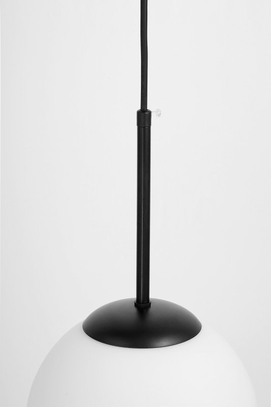 Lampa wisząca - Czarna nowoczesna Fredica D20