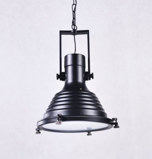 Lampa wisząca - Industrialna Czarna Loft- Botti - lampy dekoracyjne - decoart24.pl