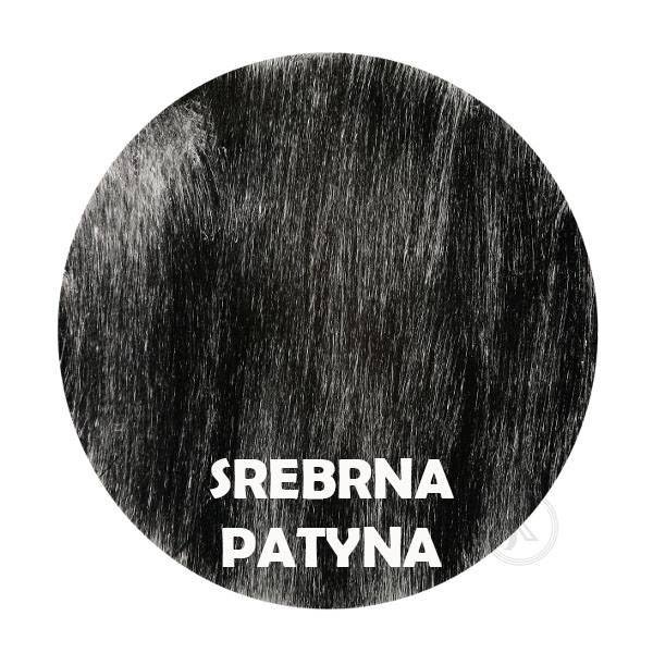 Srebrna Patyna - Kolor Kwietnika - 3-ka z różą - DecoArt24.pl