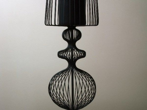 Lampa podłogowa - Ażurowa stojąca - 24x100cm