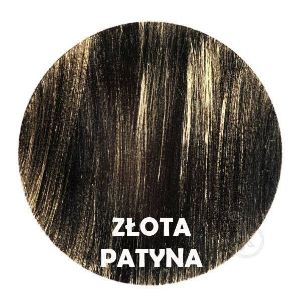 Złota patyna - Kolor kwietnika - 4 Doniczki - DecoArt24.pl