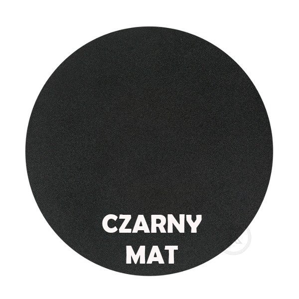 Czarny mat - Kolor kwietnika - Pingwin - DecoArt24.pl