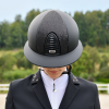 KEP ITALIA CROMO 2.0 MATT BLACK Kask jeździecki SZEROKI DASZEK
