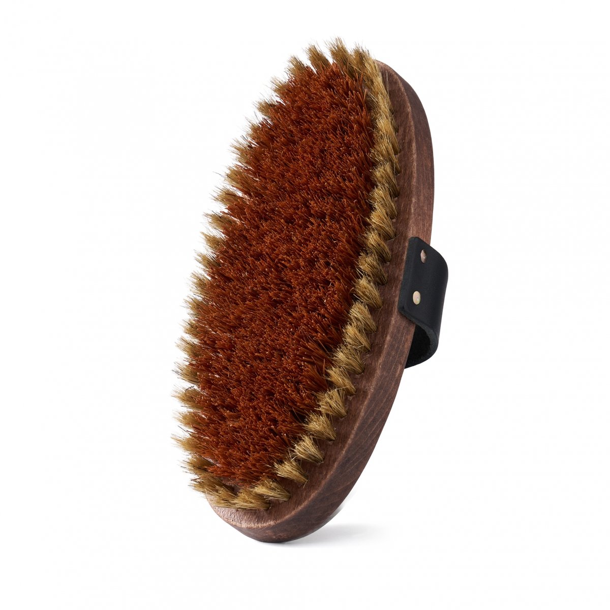 HuleHest COCO CLEAN Szczotka dla konia z włóknem kokosowym i naturalnym włosiem do skutecznego czyszczenia konia