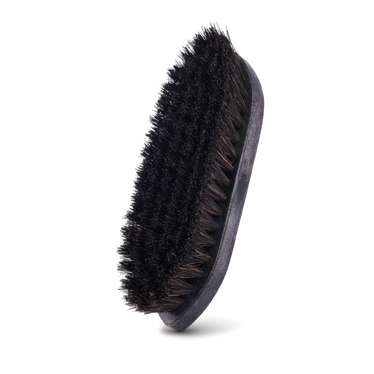 HuleHest BLACK COCOSHINE Szczotka do czyszczenia konia z krótkim włosiem z włókna kokosowego