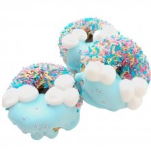 KOŃSKA CUKIERENKA. DONUT TĘCZA Z CHMURKĄ Smakołyki/Cukierki naturalne dla koni