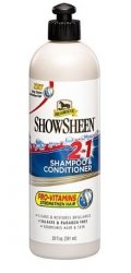 ABSORBINE SHOW SHEEN 2in1 SHAMPOO &amp; CONDITIONER Szampon dla koni z odżywką 591ml 24H