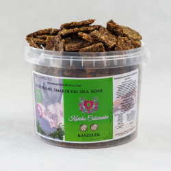 .KOŃSKA CUKIERENKA KASZELEK Ziołowe Smakołyki/Cukierki naturalne dla koni 2L.