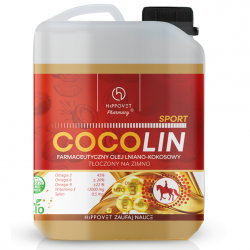 HIPPOVET PHARMACY COCOLIN SPORT  olej lniano - kokosowy 5L