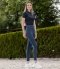 ELT ELLA GLAM Legginsy jeździeckie damskie z silikonowym lejem
