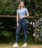 ELT ELLA Bryczesy/Legginsy jeździeckie z lejem silikonowym