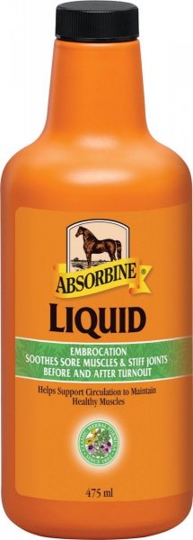ABSORBINE Liquid Embrocation Ziołowa wcierka regeneracyjna dla konia 475 ml 24H