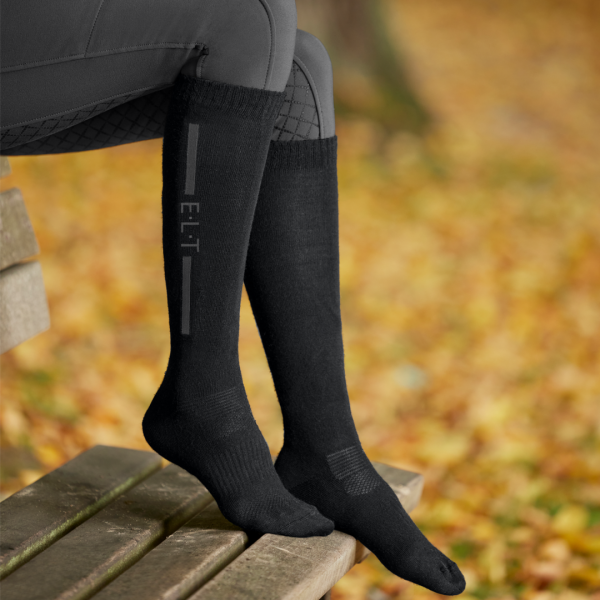 ELT MERINO Podkolanówki jeździeckie z wełną merino ZIMOWE