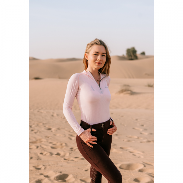 SILWEAR SUMMER PINKLADY ALEKSA Golf/Bluzka techniczna z długim rękawem damska