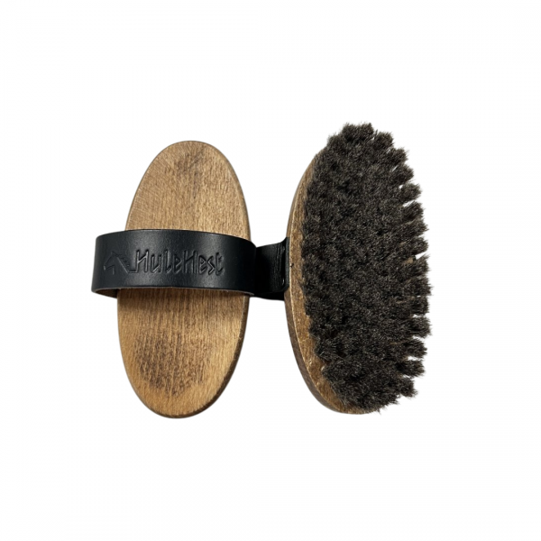 HuleHest SOFT Miękka szczotka z naturalnego włosia do głowy konia