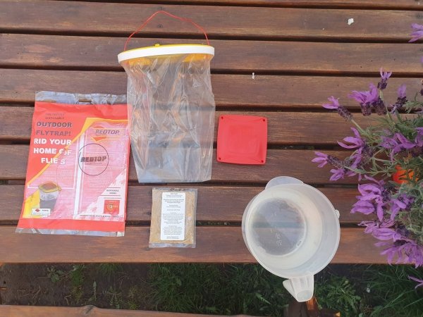 KERBL REDTOP Pułapka na muchy, muchołapka 3L