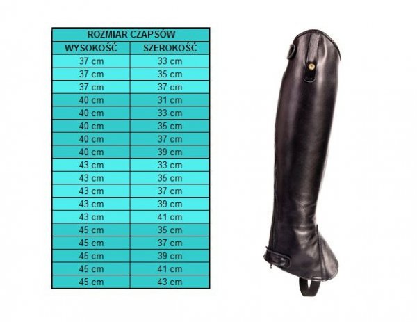HIPPICA ROMA Skórzane Sztylpy/Czapsy jeździeckie BRĄZOWE