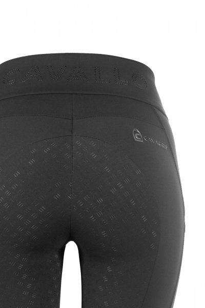 CAVALLO CAVALLEAH Legginsy jeździeckie z wysokim stanem i pełnym lejem silikonowym
