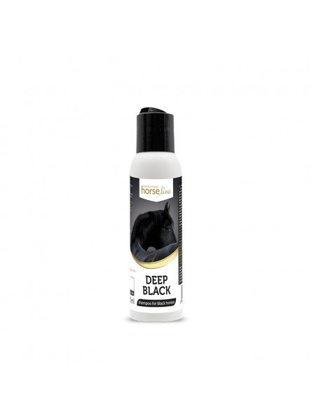 .HorseLinePRO DEEP BLACK Szampon dla koni karych i ciemnych 100ml
