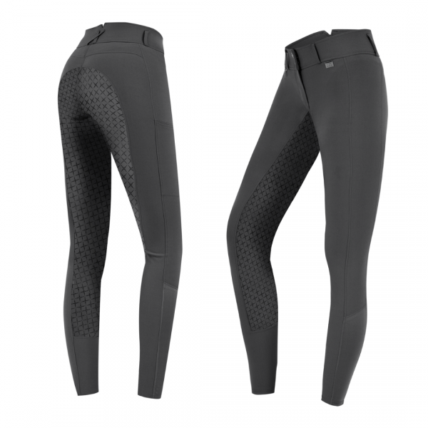 ELT MICRO SPORT HIGH WAIST Bryczesy jeździeckie z wysokim stanem i lejem silikonowym