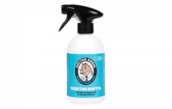 DOCTOR HORSE. BŁĘKITNE KOPYTA Preparat pielęgnacyjny na gnijącą strzałkę 500ml
